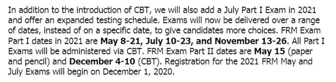 2021年FRM机考报名时间、费用及备考课程推荐（最新发布）