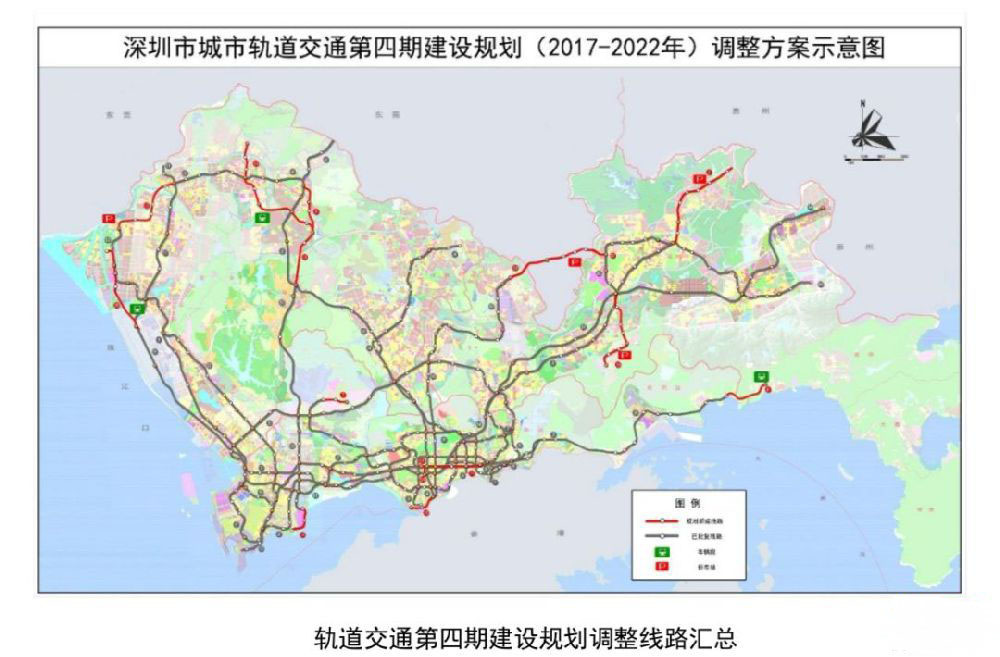 深圳地铁第四期环评出炉，拟建设13条线路一览_深圳之窗