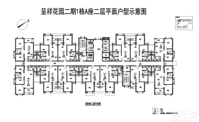 呈祥花园二期户型图平面户型主力户型