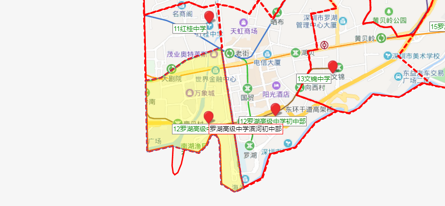 罗湖区街道分布图图片