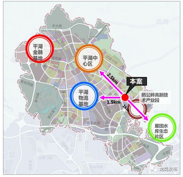 深圳龙岗区平湖街道鹅公岭社区园岭片区城市更新单元详情