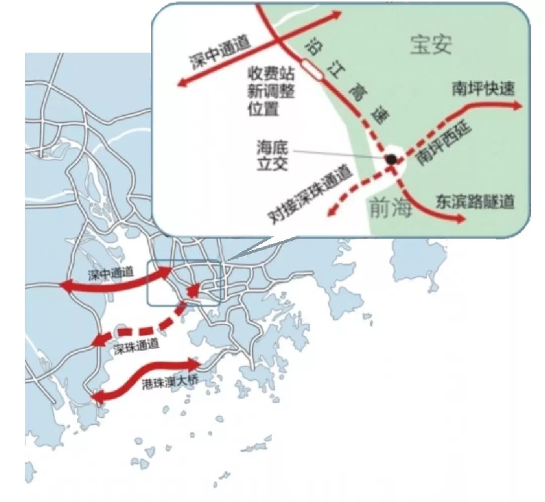 深圳沿江高速前海段下沉规划方案完成附方案详情