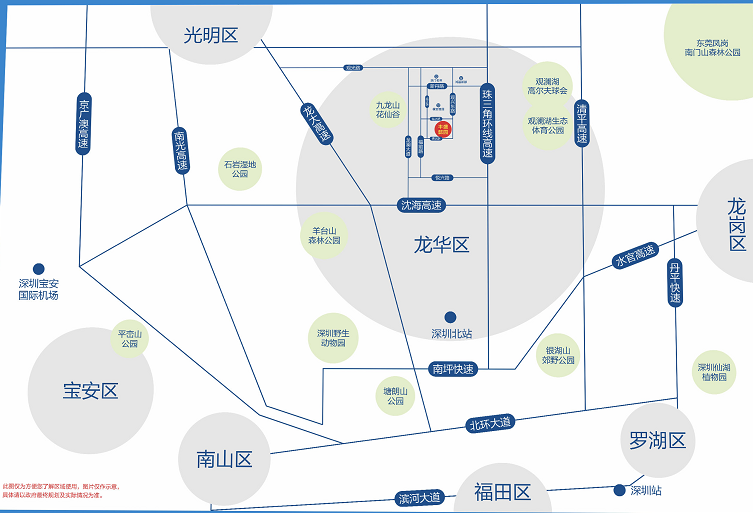深圳丰盛懿园和观禧花园未售出安居房选房地点附交通指引