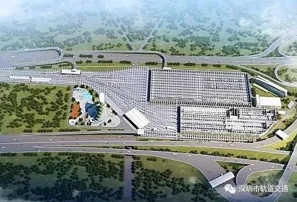 机场东车辆段效果图