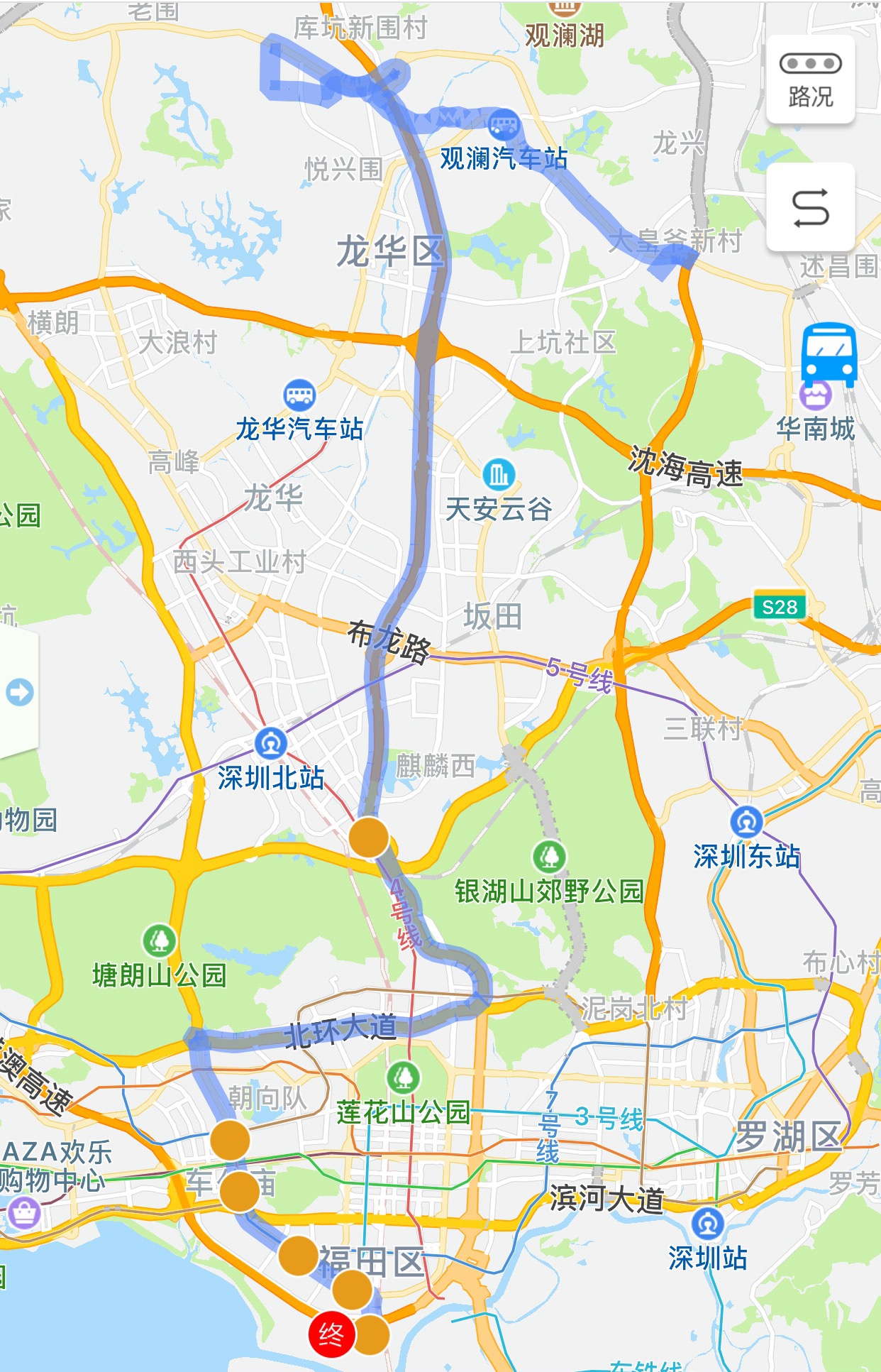 滢水山庄,星光之约,家和花园,南坑村,光雅园路口,四季花城,坂田天虹