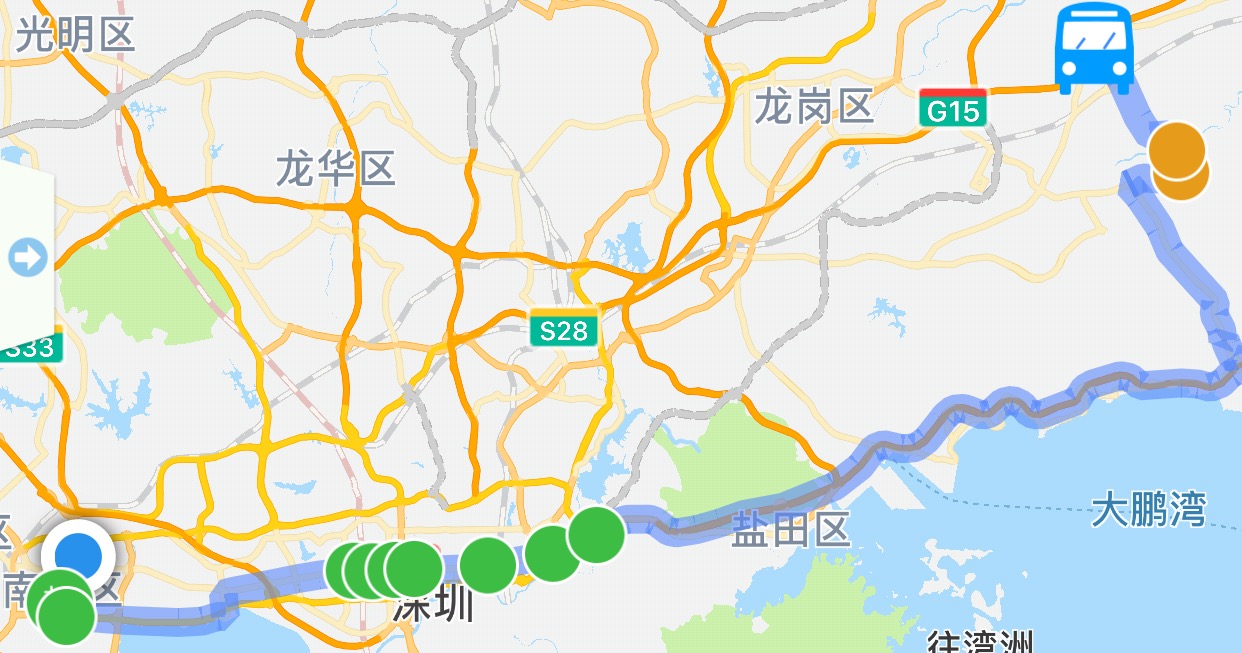 深圳高快巴士640,642号上下车站点 发车时间