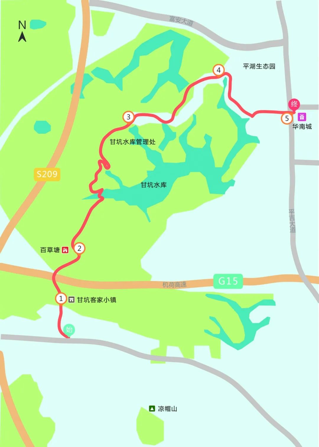 深圳龙岗区古朴郊野线骑行攻略