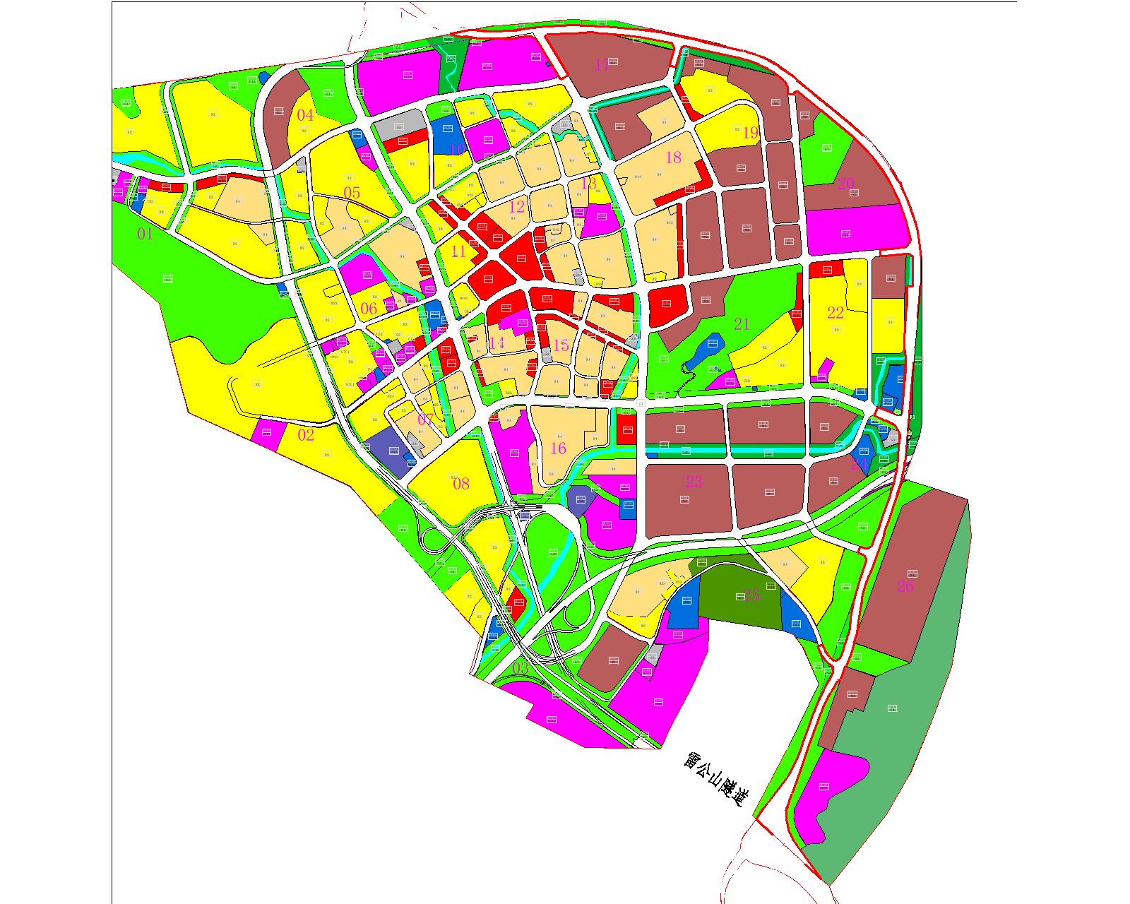 2020年深圳葵涌中心地区法定图则环城东路工程规划调整详情