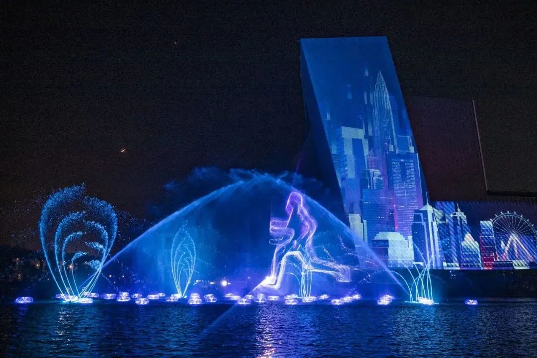 2021深圳欢乐港湾鲲鹏之梦主题水秀表演时间