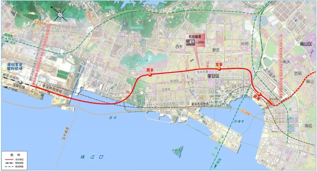 穗莞深城际深圳宝安站位置 规划图_深圳之窗