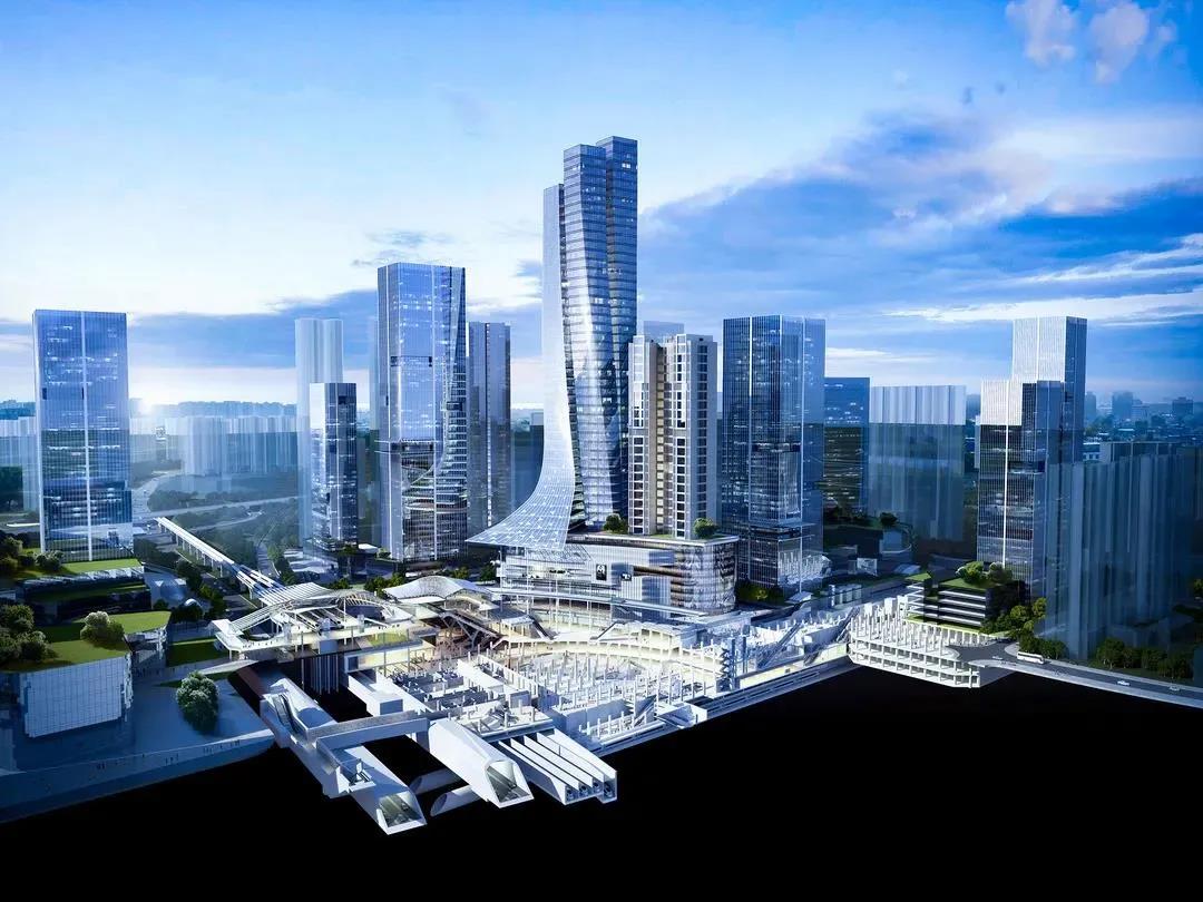 深圳大运交通枢纽示意图及建成后效果图一览