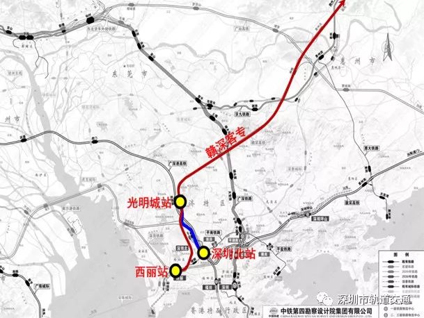 赣深高铁深圳光明城站位置图及站点介绍