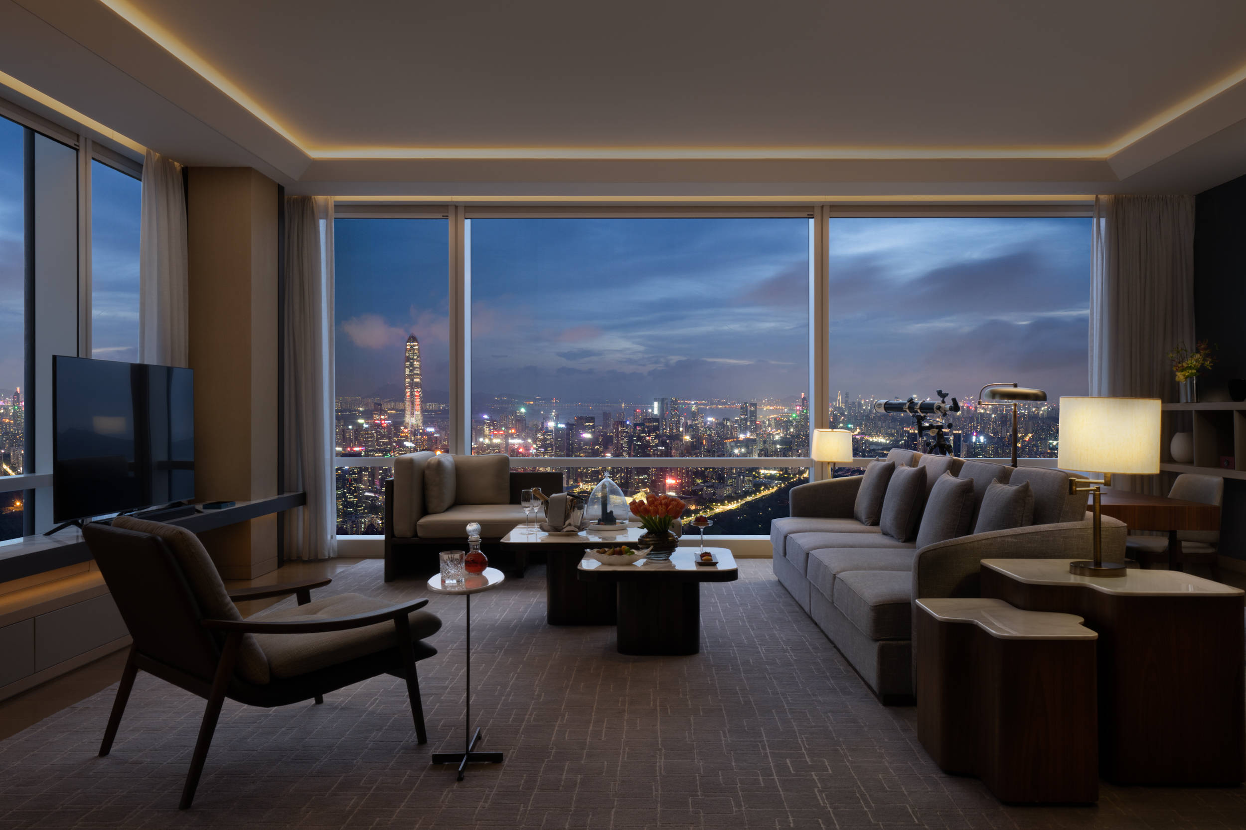 深业上城深圳文华东方酒店首获2023《福布斯旅游指南》五星荣誉 _深圳