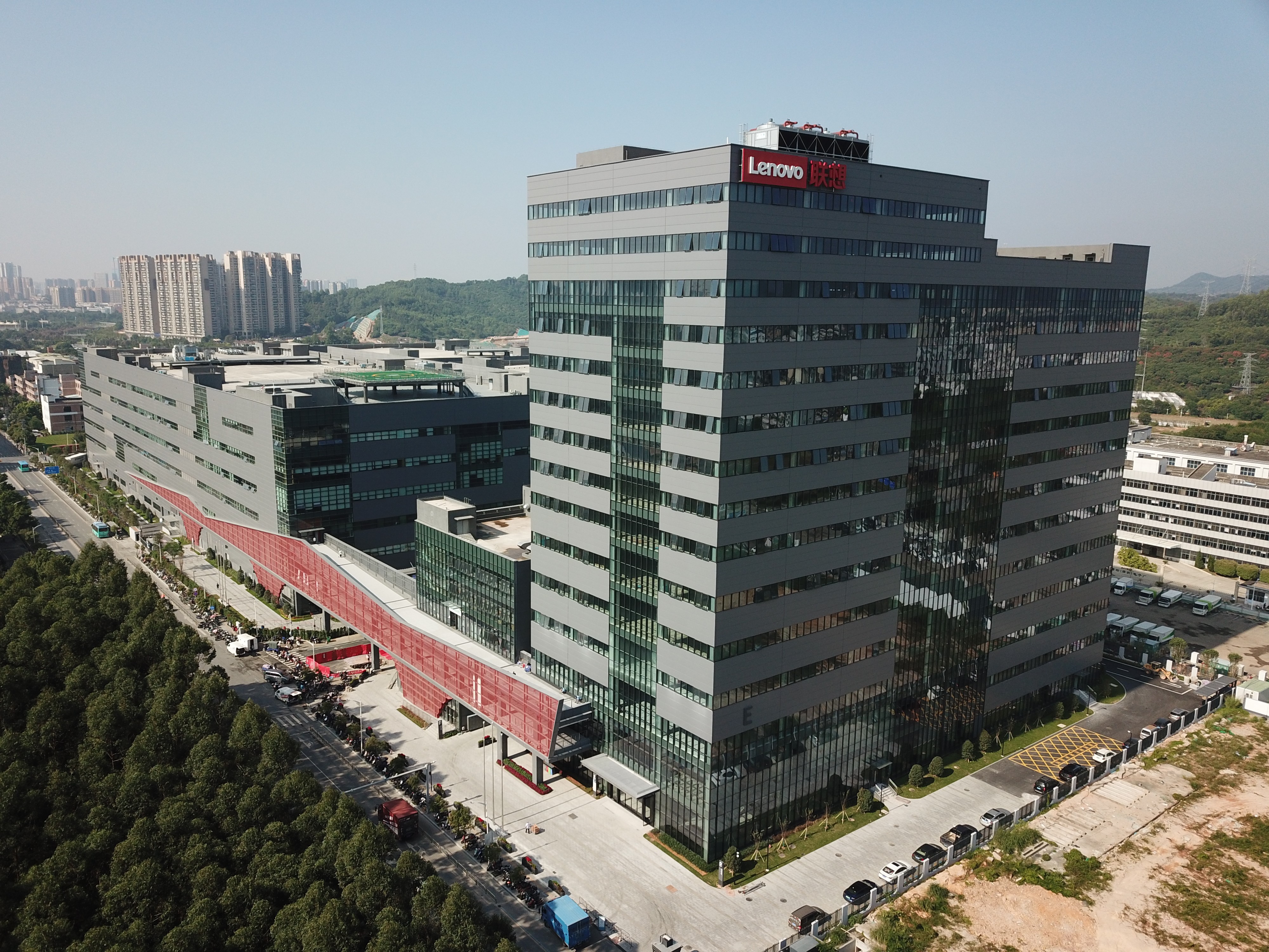 中建八局发展建设公司联想创新科技园项目规模投产仪式顺利举行_深圳